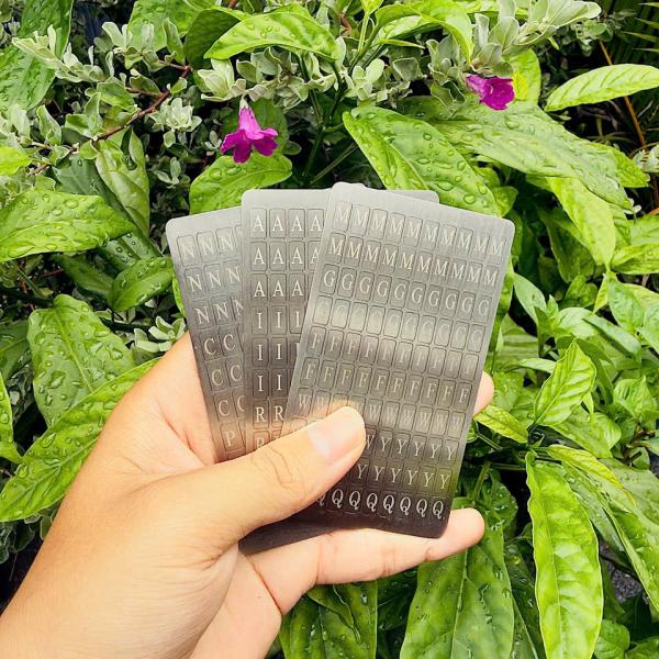 Khối ví thép Inox 304 (Sao lưu cụm từ hạt giống tiền điện tử)